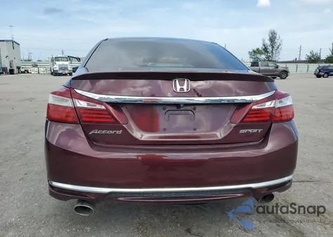 2017 Honda Accord Sport z USA, uszkodzony, nr VIN 1HGCR2F58HA041615